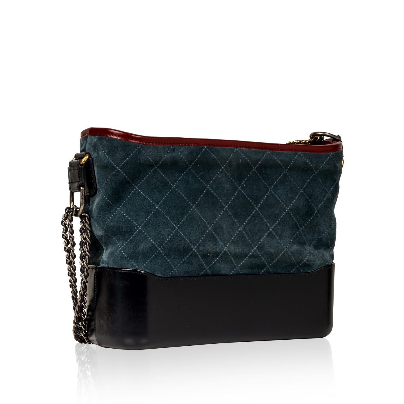 Chanel Classic Flap Patent Leather Gold Shoulder Bag