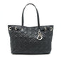Dior Lady Dior Tote Purse Canvas Black