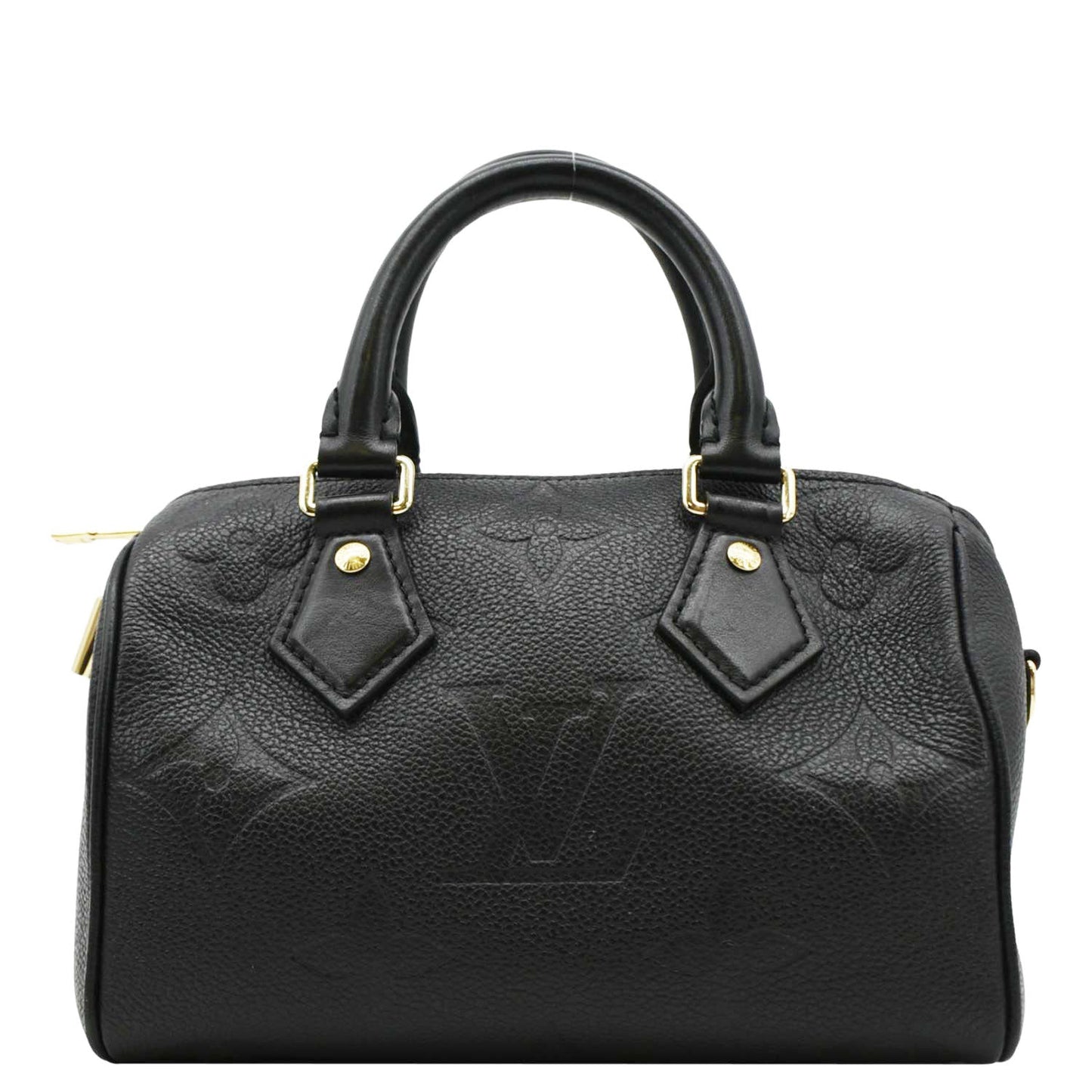 LOUIS VUITTON 20 Bandouliere Empreinte Leather Shoulder Bag Black