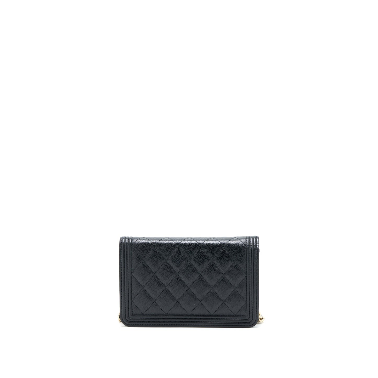 Chanel Boy Caviar Black Chain Crossbody Style 2