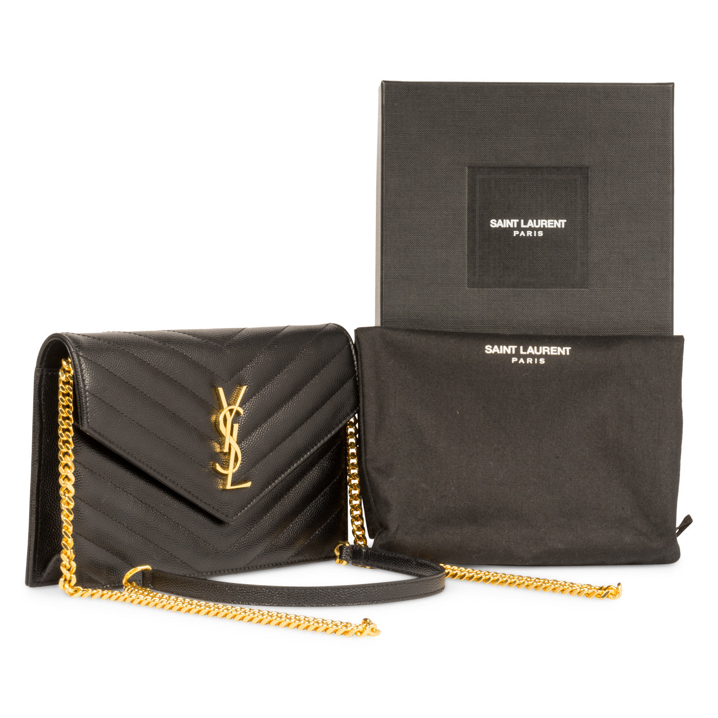 Saint Laurent Monogram Red Crossbody