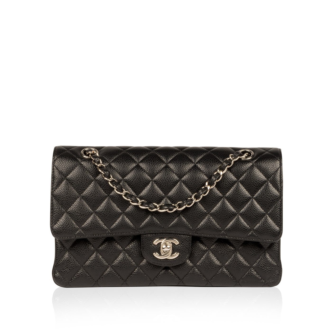 Chanel Classic Flap Caviar Black Shoulder Bag Style 99
