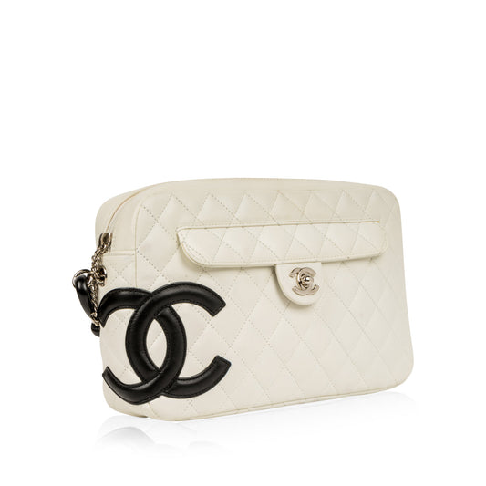 Chanel Cambon Quilted Black Shoulder Bag