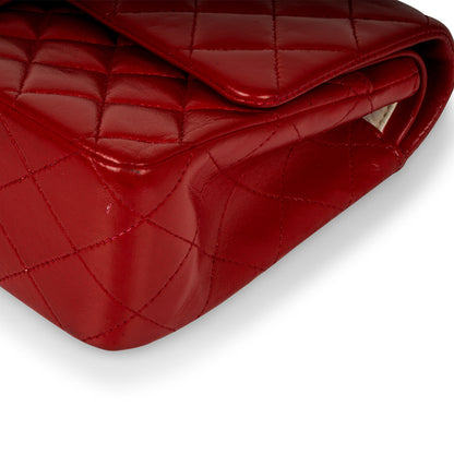 Chanel Classic Flap Lambskin Silver Shoulder Bag Style 24