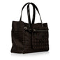 Chanel Shopping Tote Leather Black Tote Bag