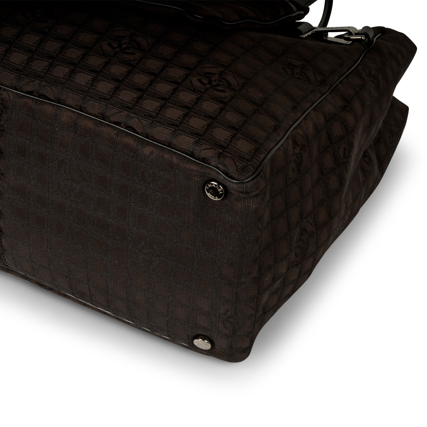 Chanel Shopping Tote Leather Black Tote Bag