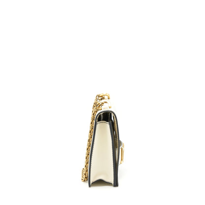 Dior J'adior Flap Purse Chain Purse Clutch White