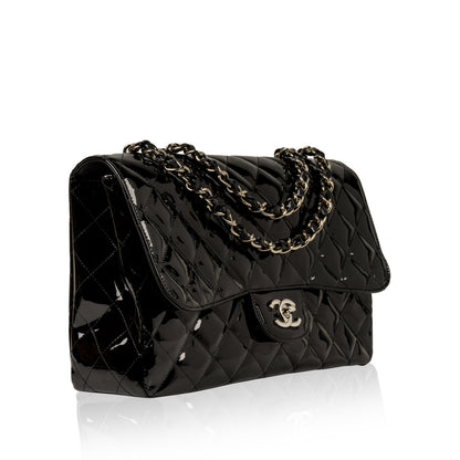 Chanel Classic Flap Lambskin Black Shoulder Bag Style 83