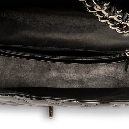 Chanel Classic Flap Lambskin Black Shoulder Bag Style 83