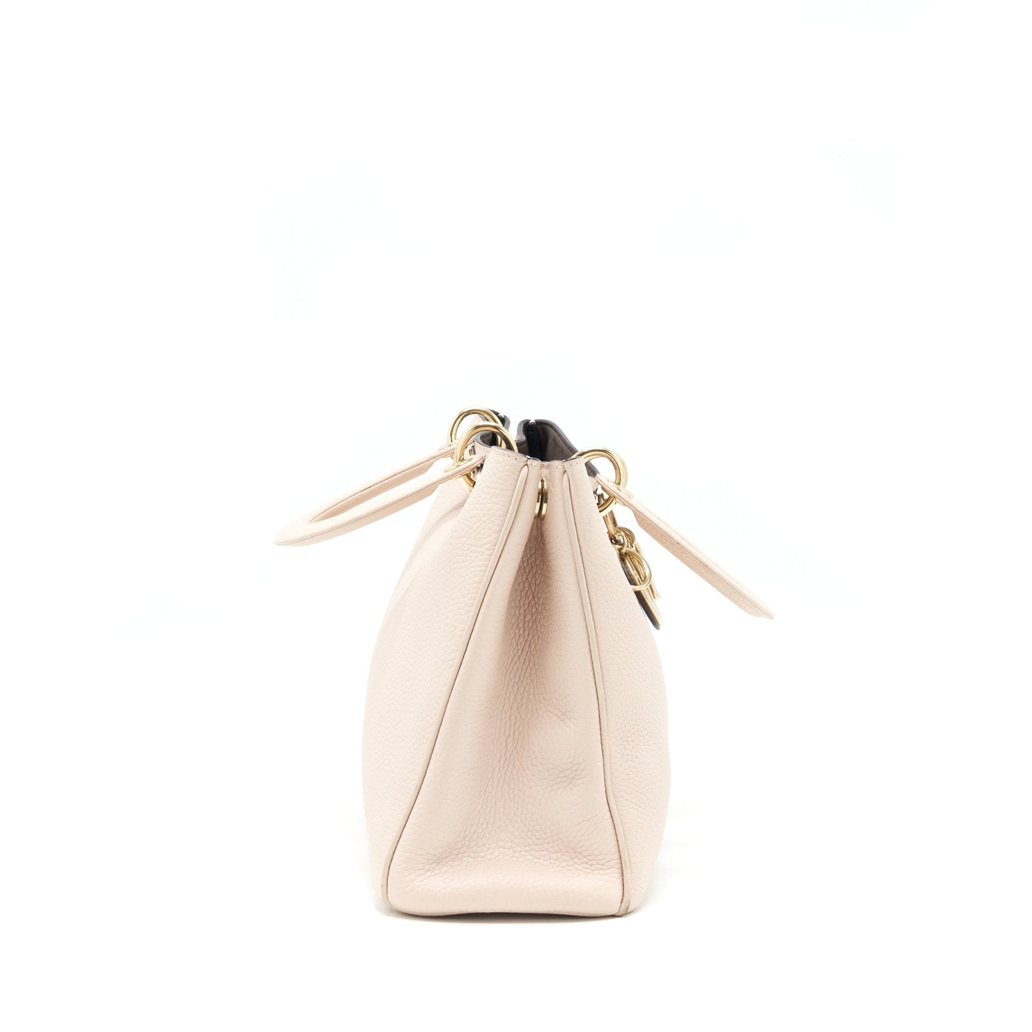 Dior Vip Diorissimo Tote Purse Grained Calfskin Beige