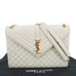 Saint Laurent Envelope Leather White Shoulder Bag Style 2