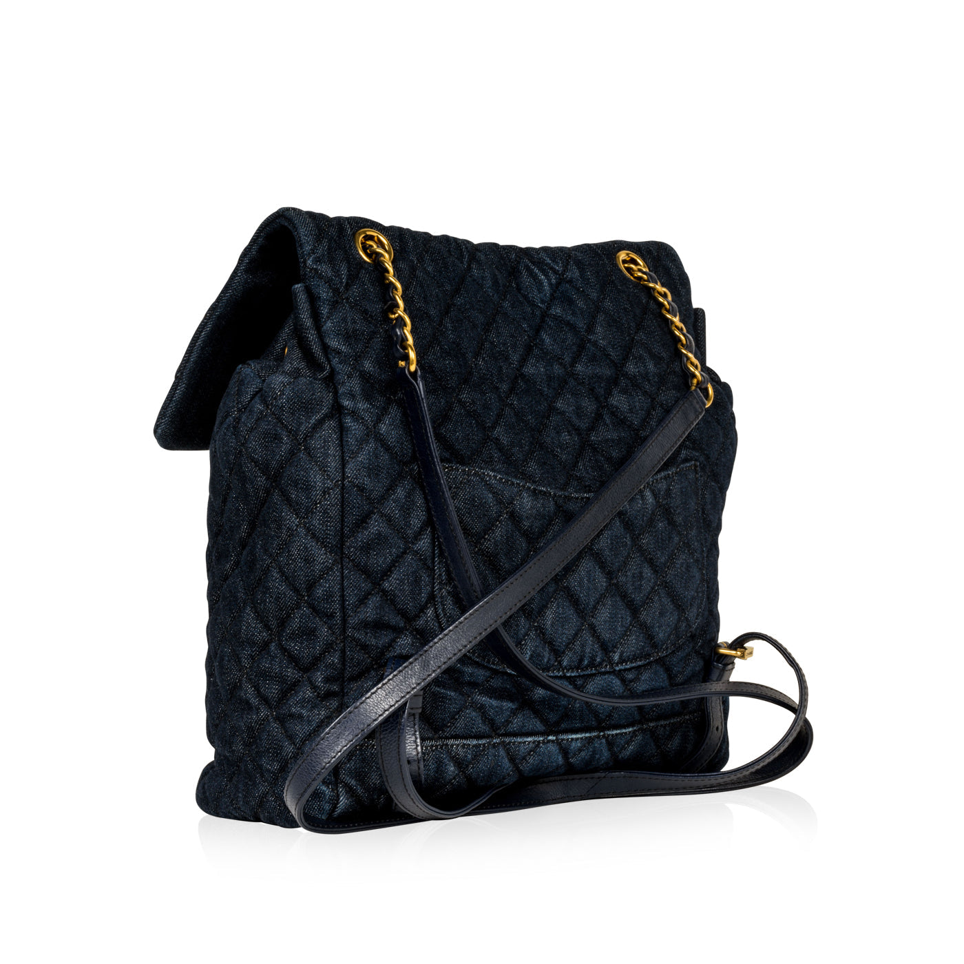 Chanel Timeless Quilted Gold Backpack
