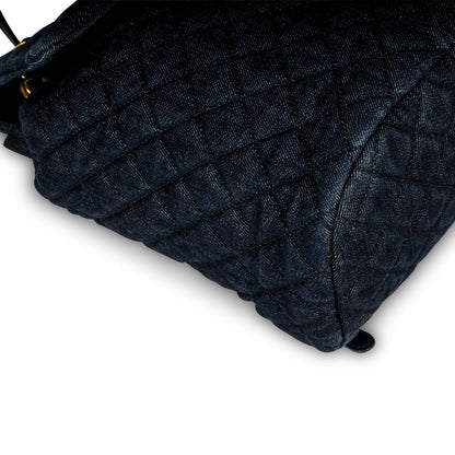 Chanel Timeless Quilted Gold Backpack