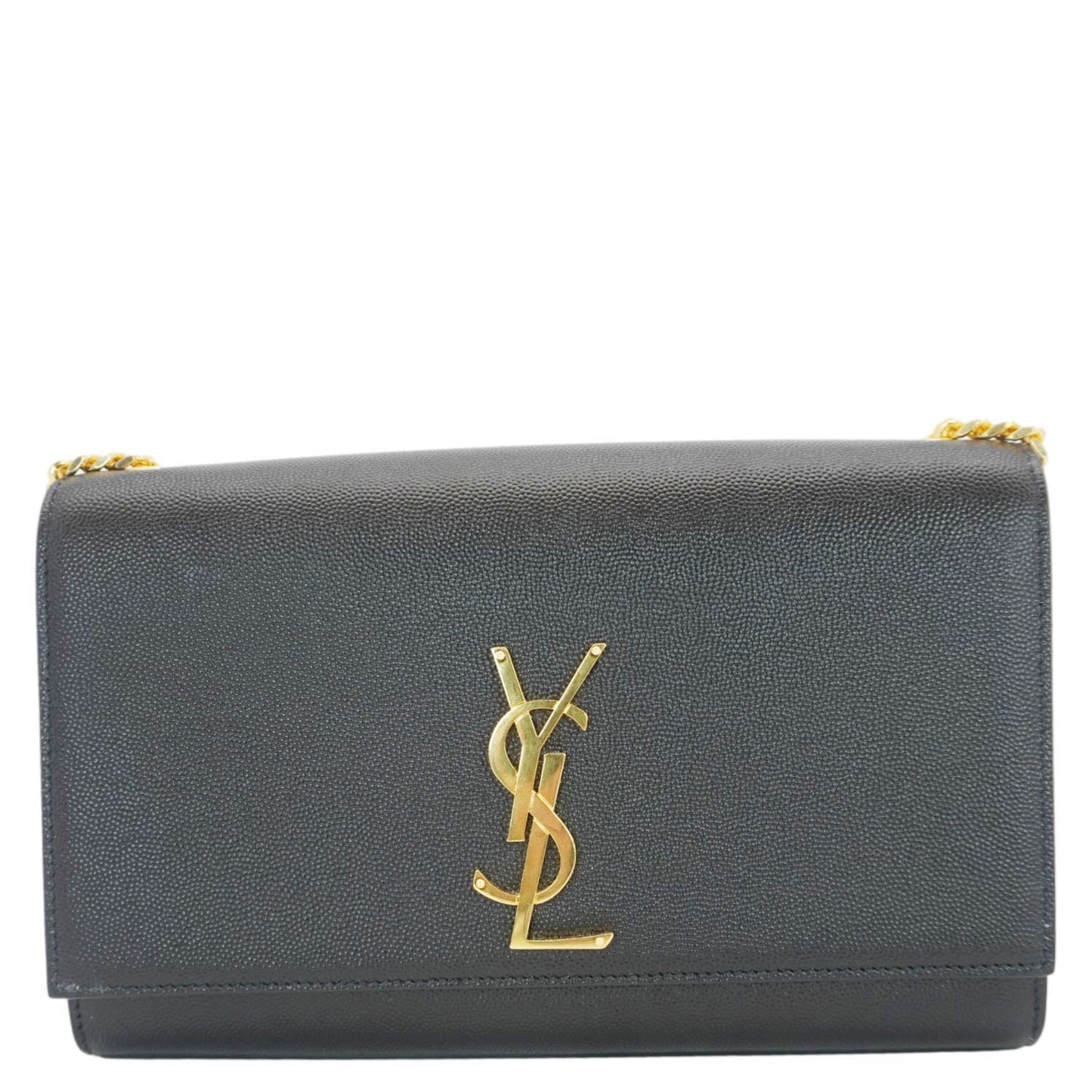 Saint Laurent Kate Leather Black Crossbody Style 22