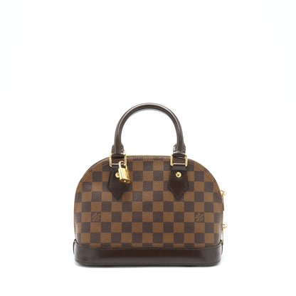 Louis Vuitton Alma BB Damier Ebene Canvas GHW