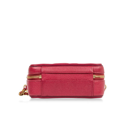 Chanel Vanity Caviar Gold Clutch Style 3
