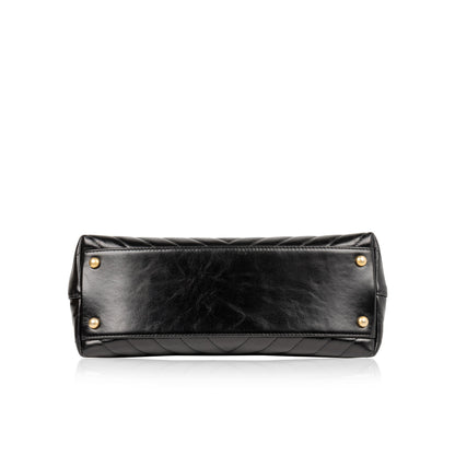 Chanel Coco Handle Calfskin Black Shoulder Bag