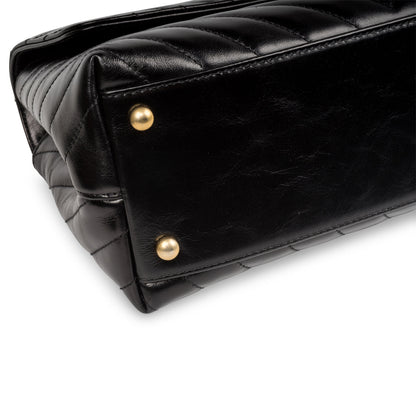 Chanel Coco Handle Calfskin Black Shoulder Bag