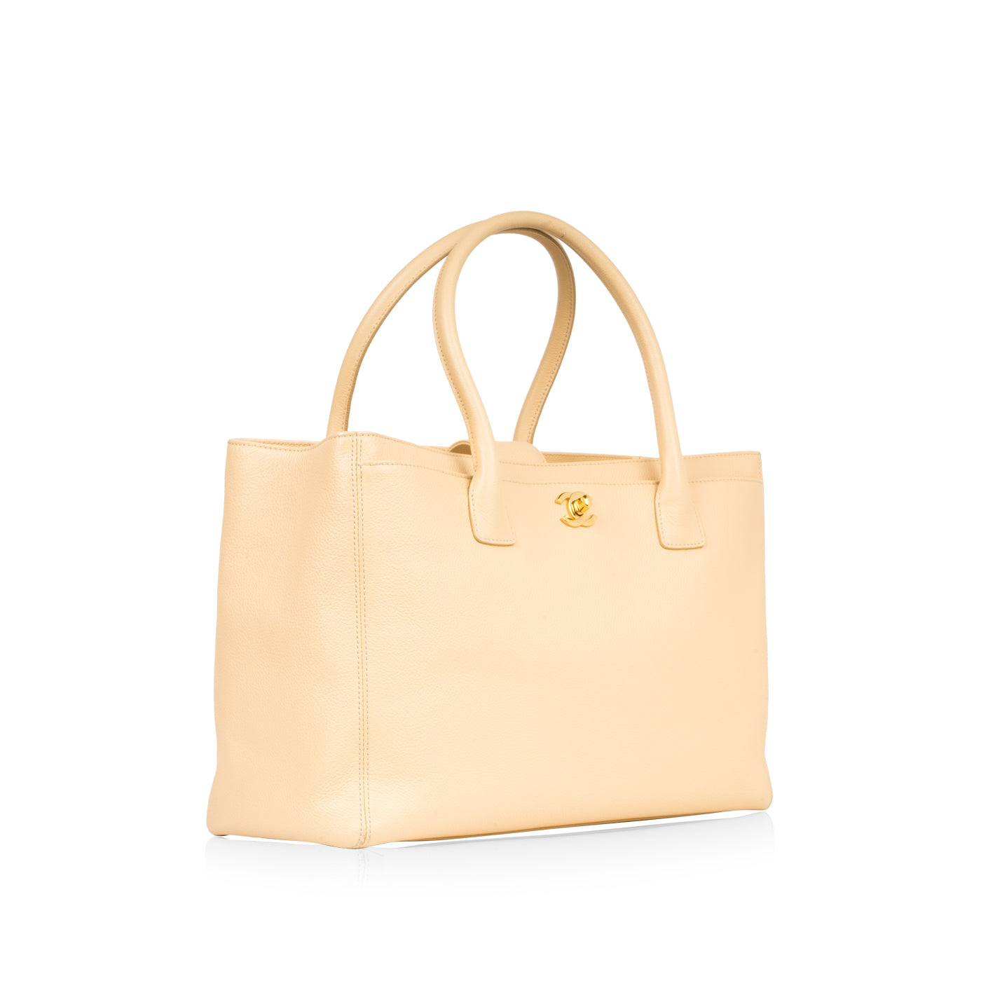 Chanel Timeless Caviar Gold Tote Bag