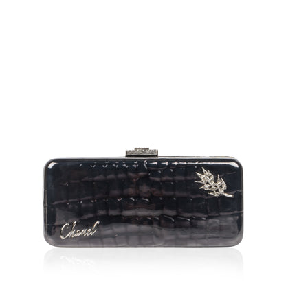 Chanel Timeless Quilted Black Clutch Quilted