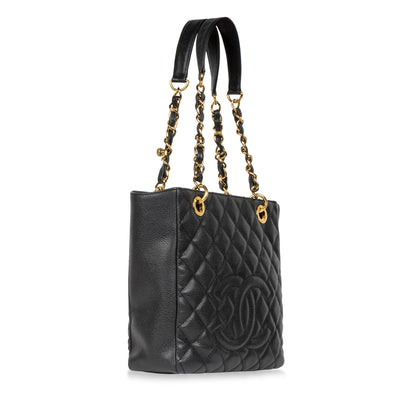 Chanel Timeless Caviar Black Tote Bag Style 54