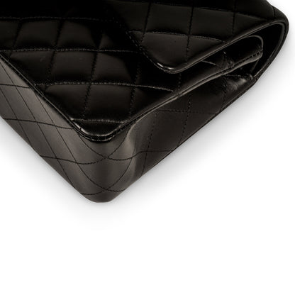 Chanel Classic Flap Lambskin Black Shoulder Bag Style 149