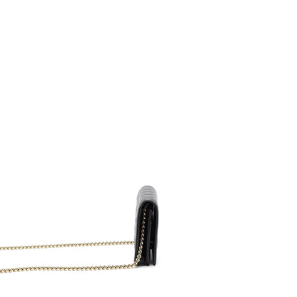 Chanel Boy Wallet On Chain Grained Calfskin Brown LGHW (Microchip)