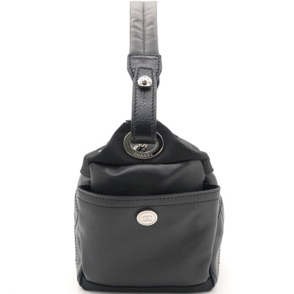 Chanel Black Canvas Paris-Biarritz Shoulder Bag
