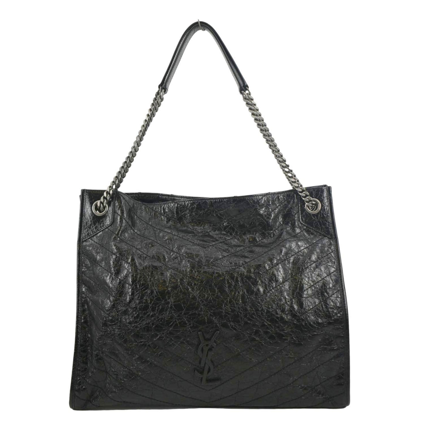 Saint Laurent Niki Leather Black Tote Bag Style 2