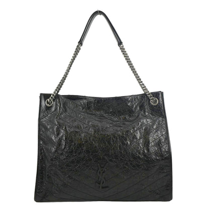 Saint Laurent Niki Leather Black Tote Bag Style 2