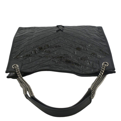 Saint Laurent Niki Leather Black Tote Bag Style 2
