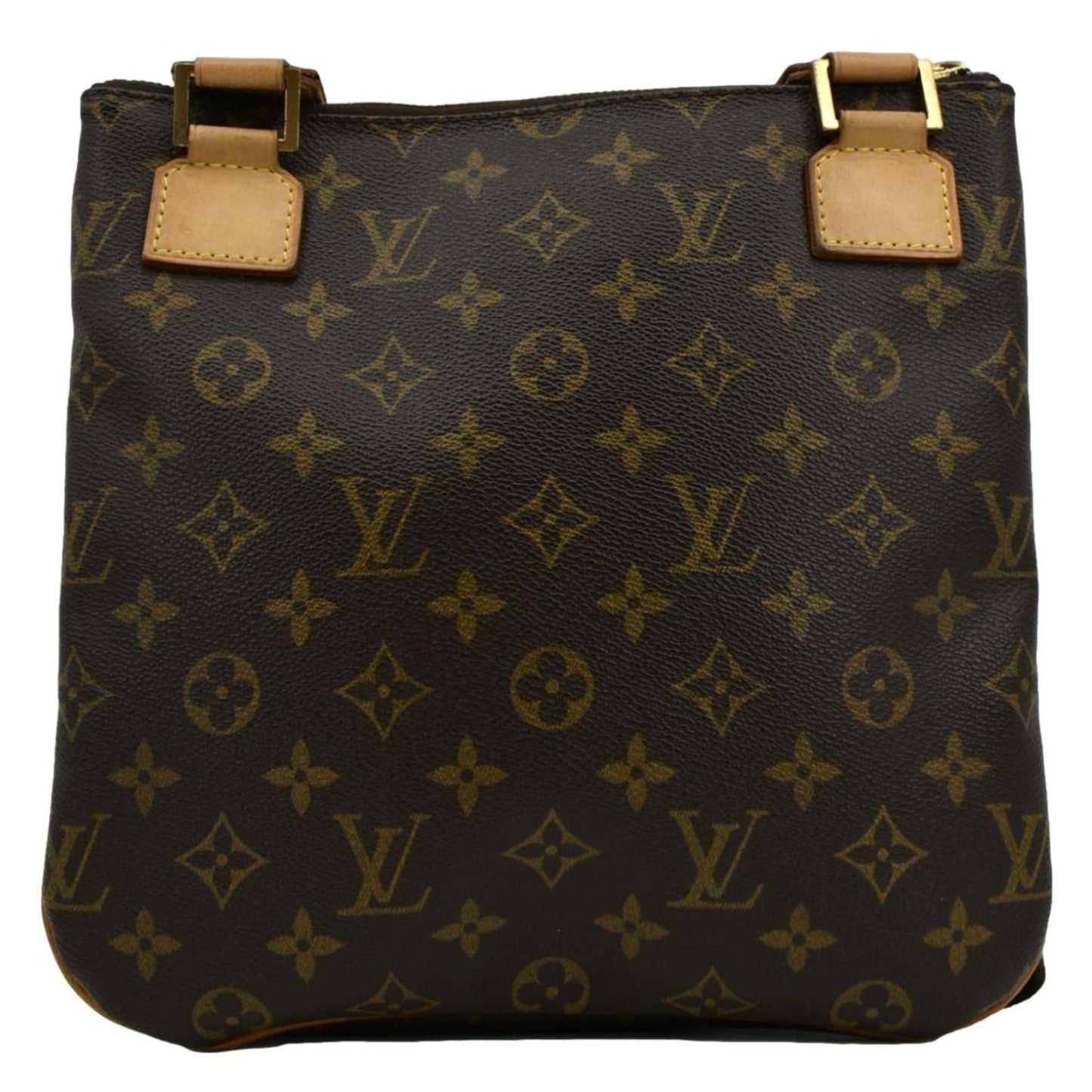 LOUIS VUITTON Bosphore Pochette Monogram Canvas Shoulder Bag Brown