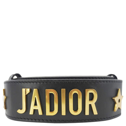 CHRISTIAN DIOR J'Adior Bag Leather Strap Black
