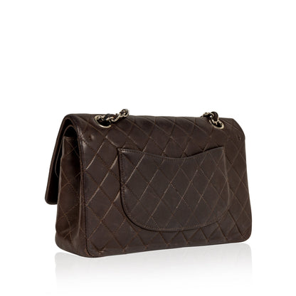 Chanel Classic Flap Lambskin Black Shoulder Bag Style 151