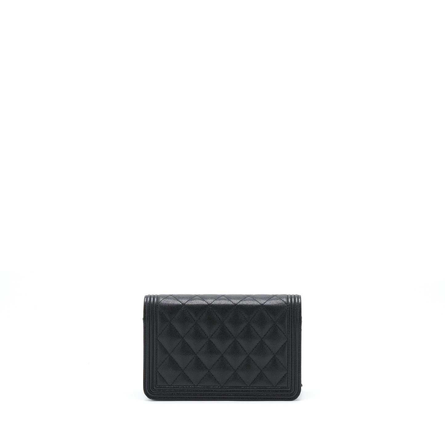 Chanel Boy Caviar Black Chain Crossbody Style 3
