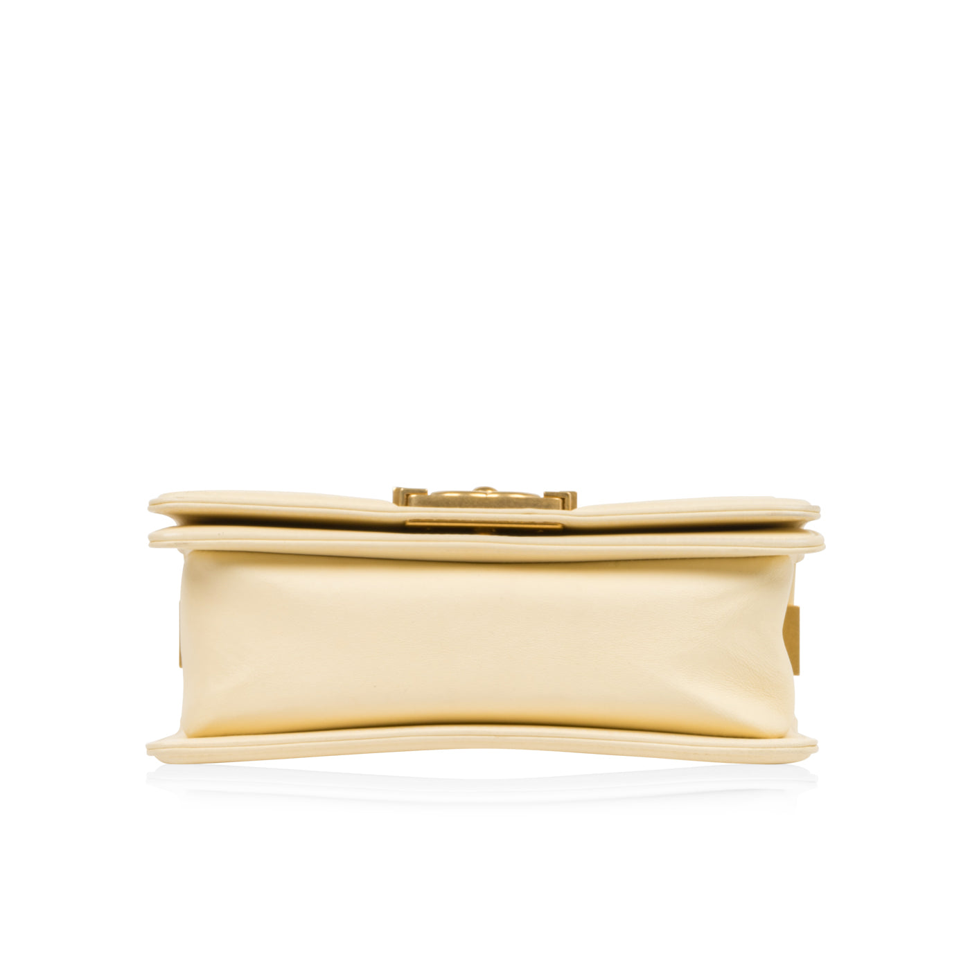 Chanel Boy Bag Lambskin Gold Shoulder Bag Style 16