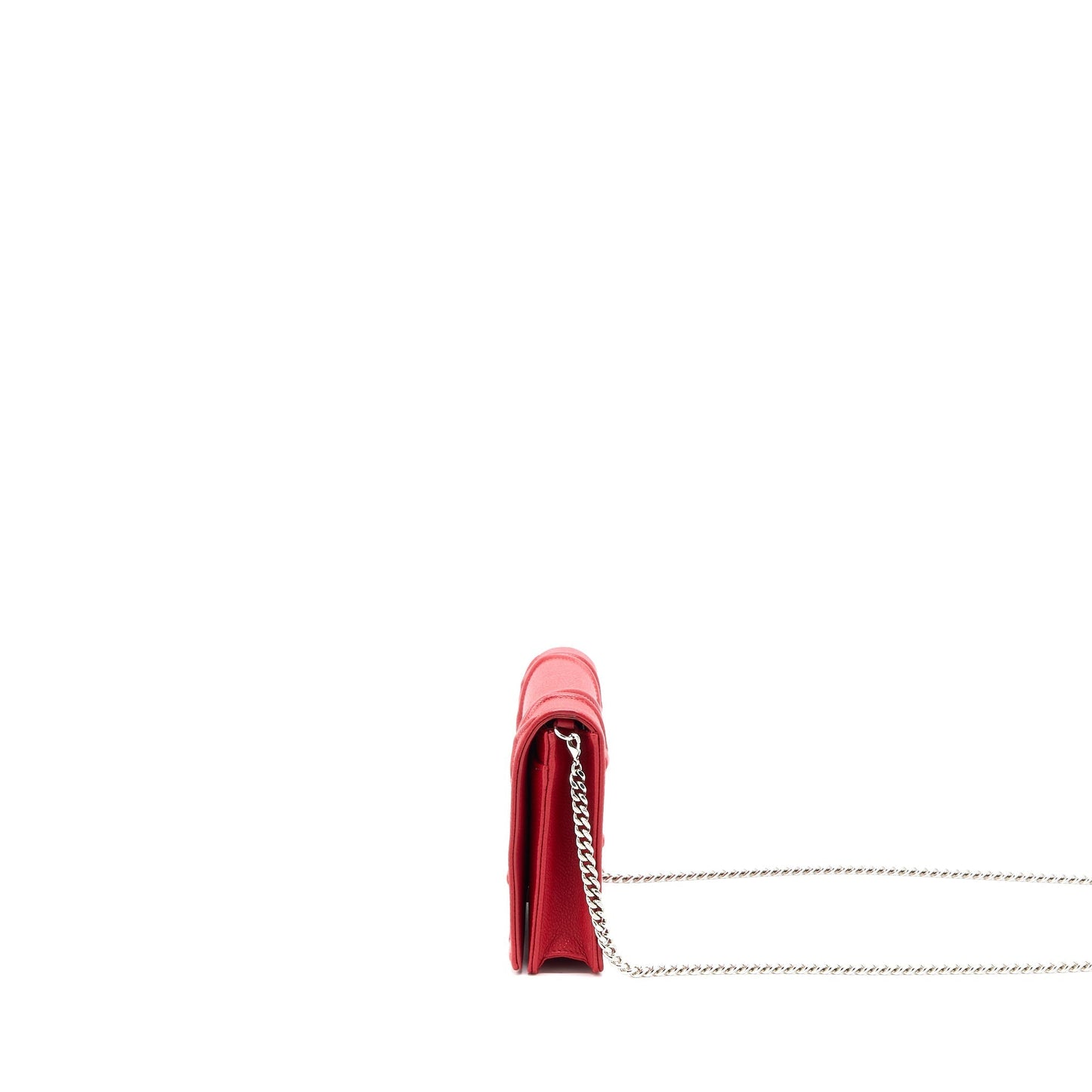 Dior Diorama Wallet On Chain Calfskin Red
