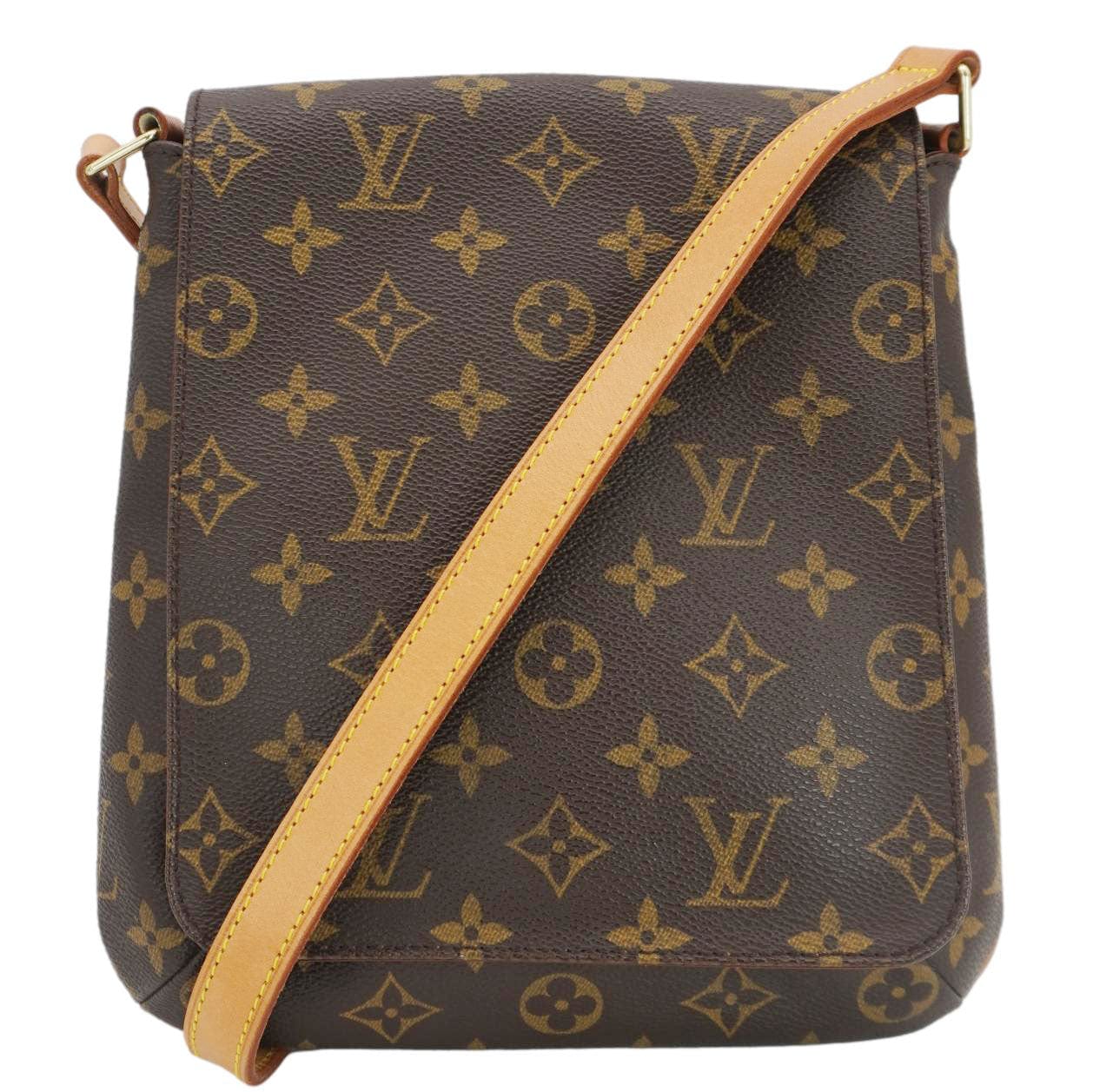 LOUIS VUITTON M tte Salsa Monogram Canvas Crossbody Bag Brown
