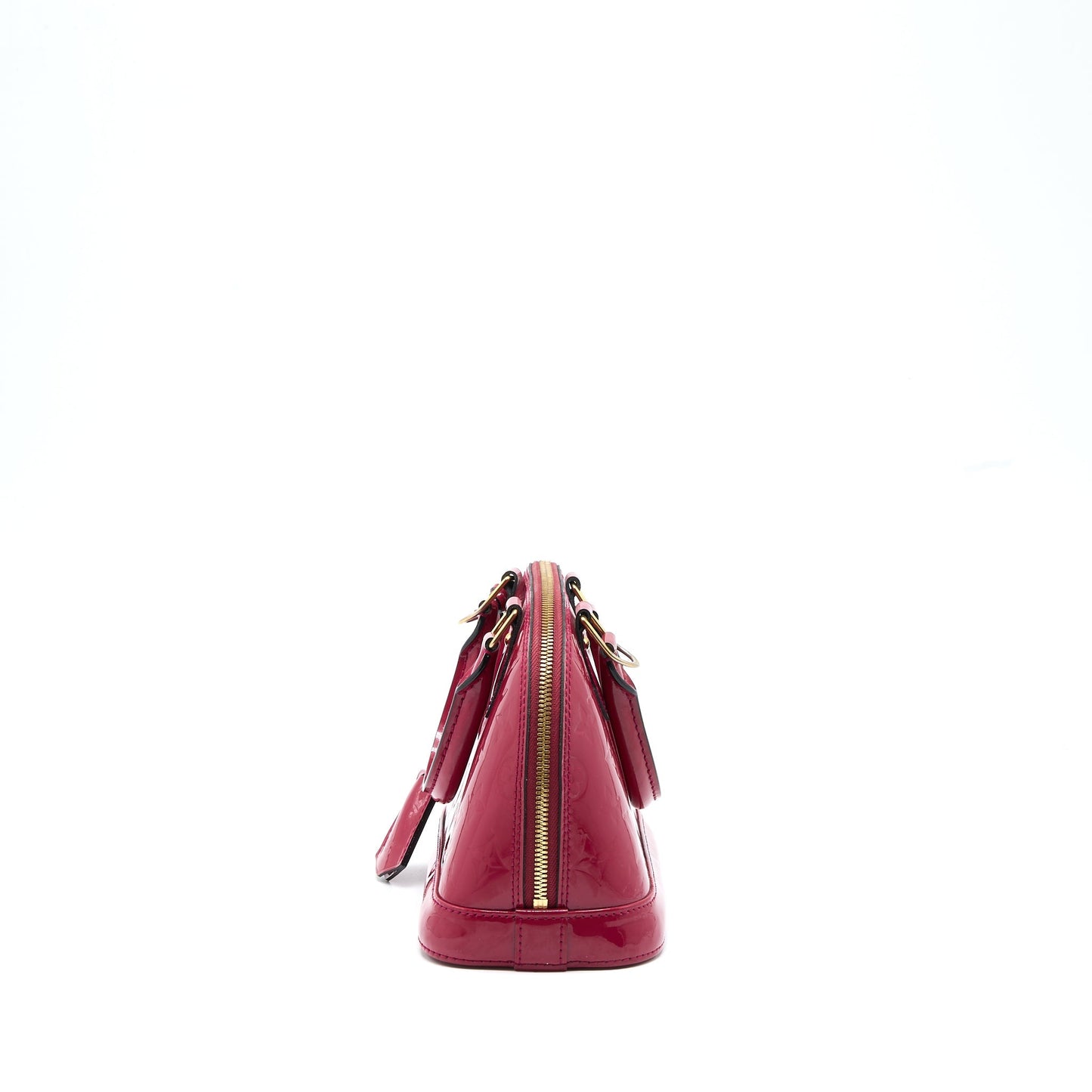 Louis Vuitton Alma BB Patent Dark Pink GHW
