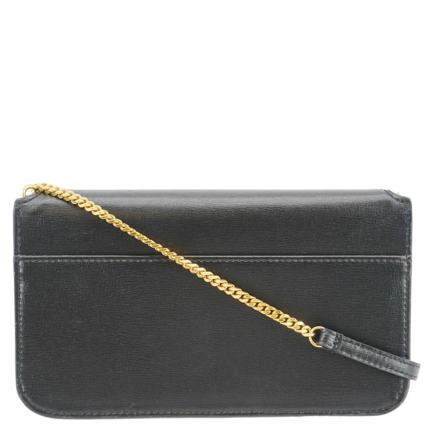 Saint Laurent Cassandre Leather Black Shoulder Bag