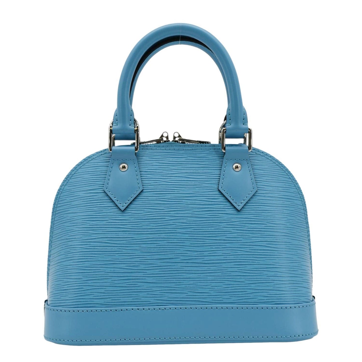 LOUIS VUITTON Alma BB Jacquard Epi Leather Crossbody Bag Light Blue