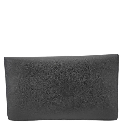 Saint Laurent Envelope Leather Black Shoulder Bag Style 26