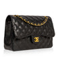 Chanel Classic Flap Caviar Black Shoulder Bag Style 36