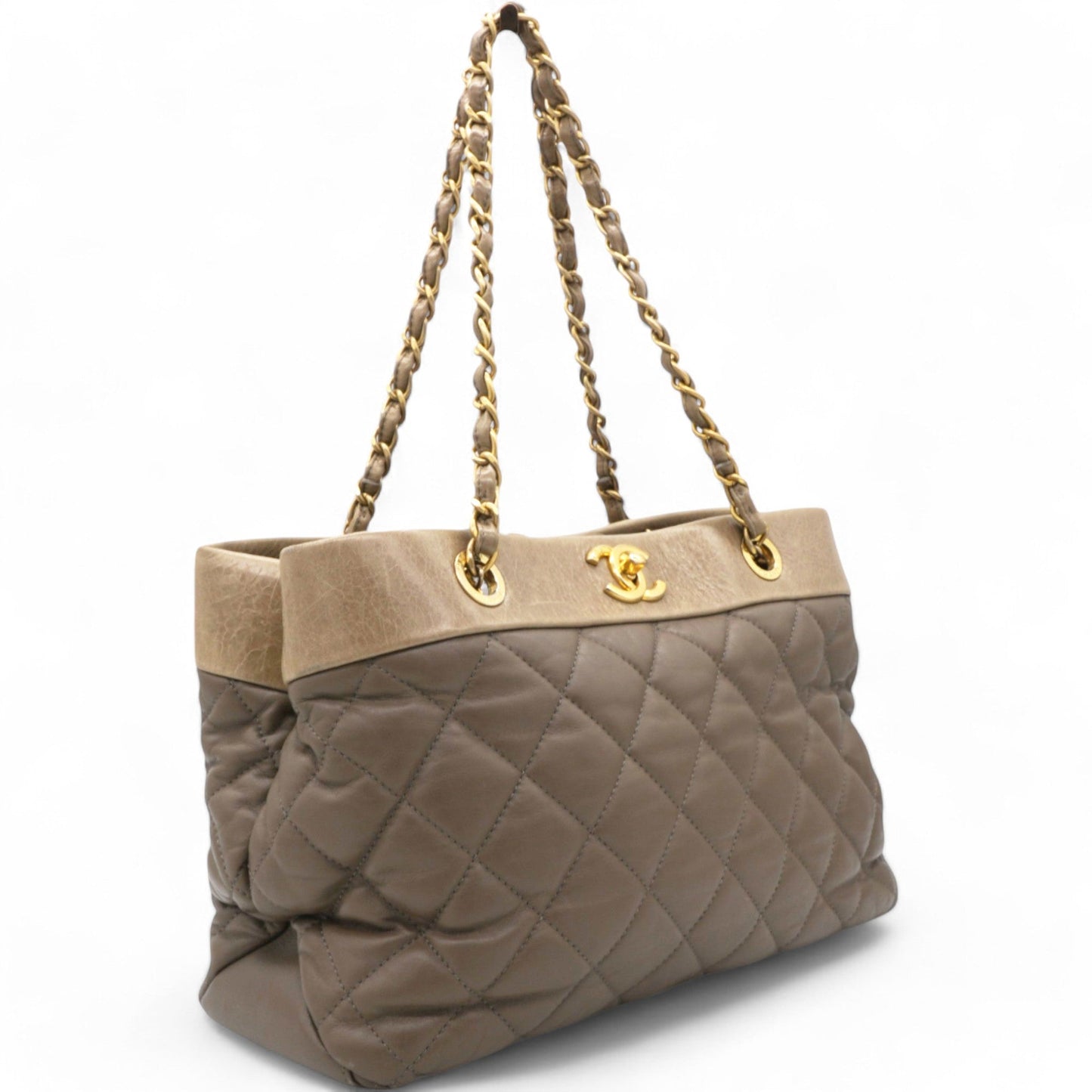 Chanel Calfskin Quilted Medium Soft Elegance Tote