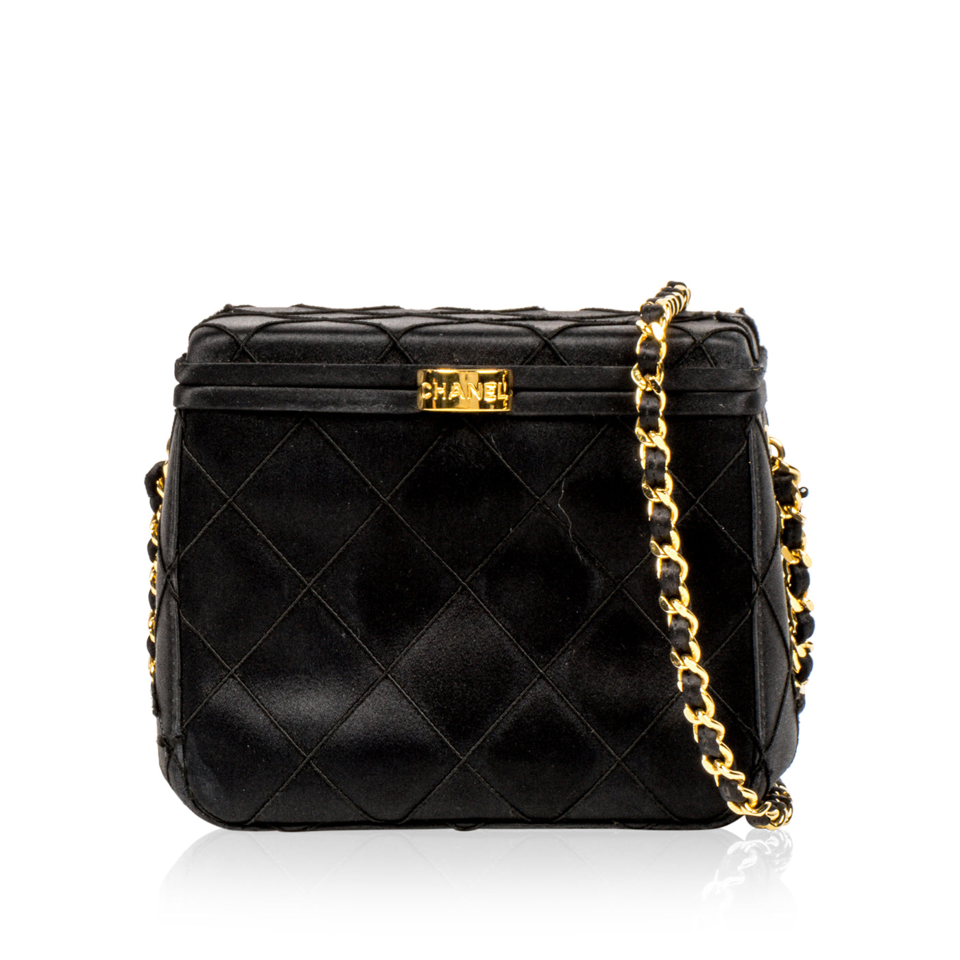 Chanel Luxury Leather Black Handbag Style 18