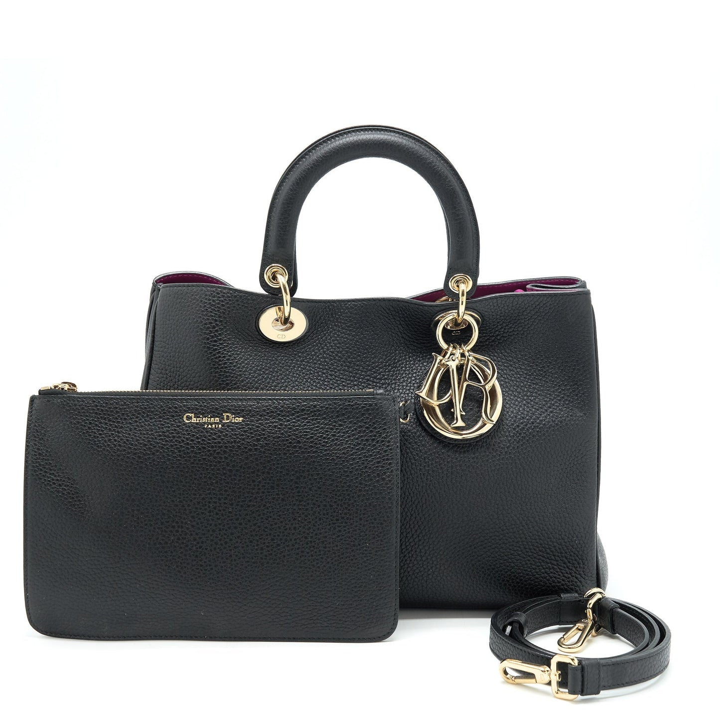 Dior Diorissimo Tote Purse Black