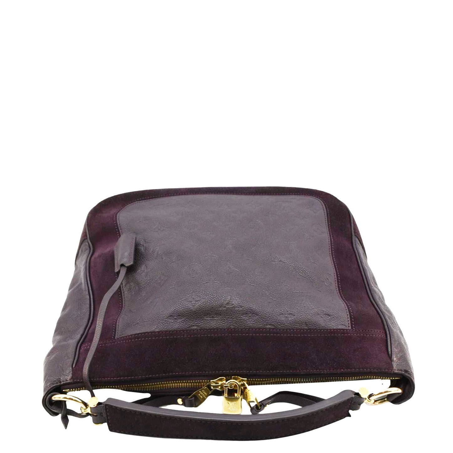 LOUIS VUITTON Audacie MM Empreinte Leather Shoulder Bag Terre