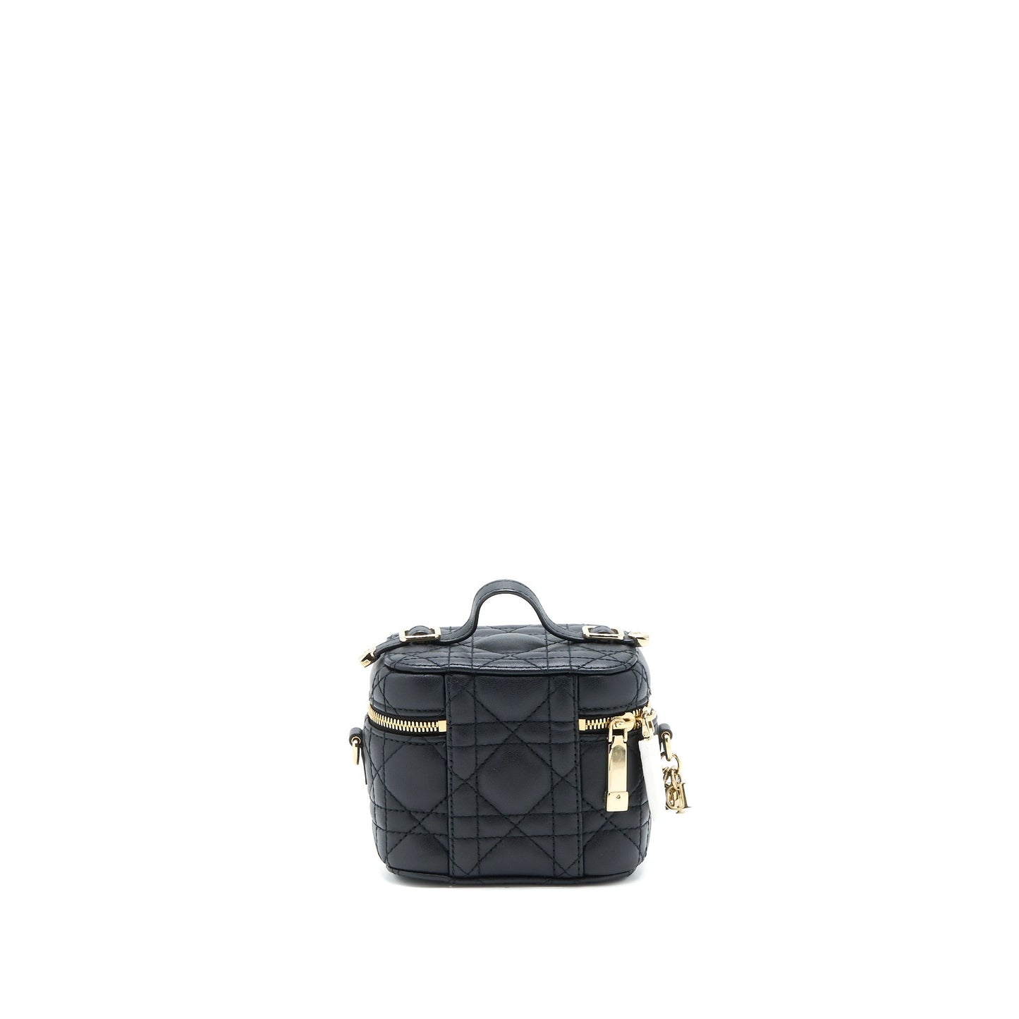 Dior Micro Lady Dior Vanity Case Lambskin Black