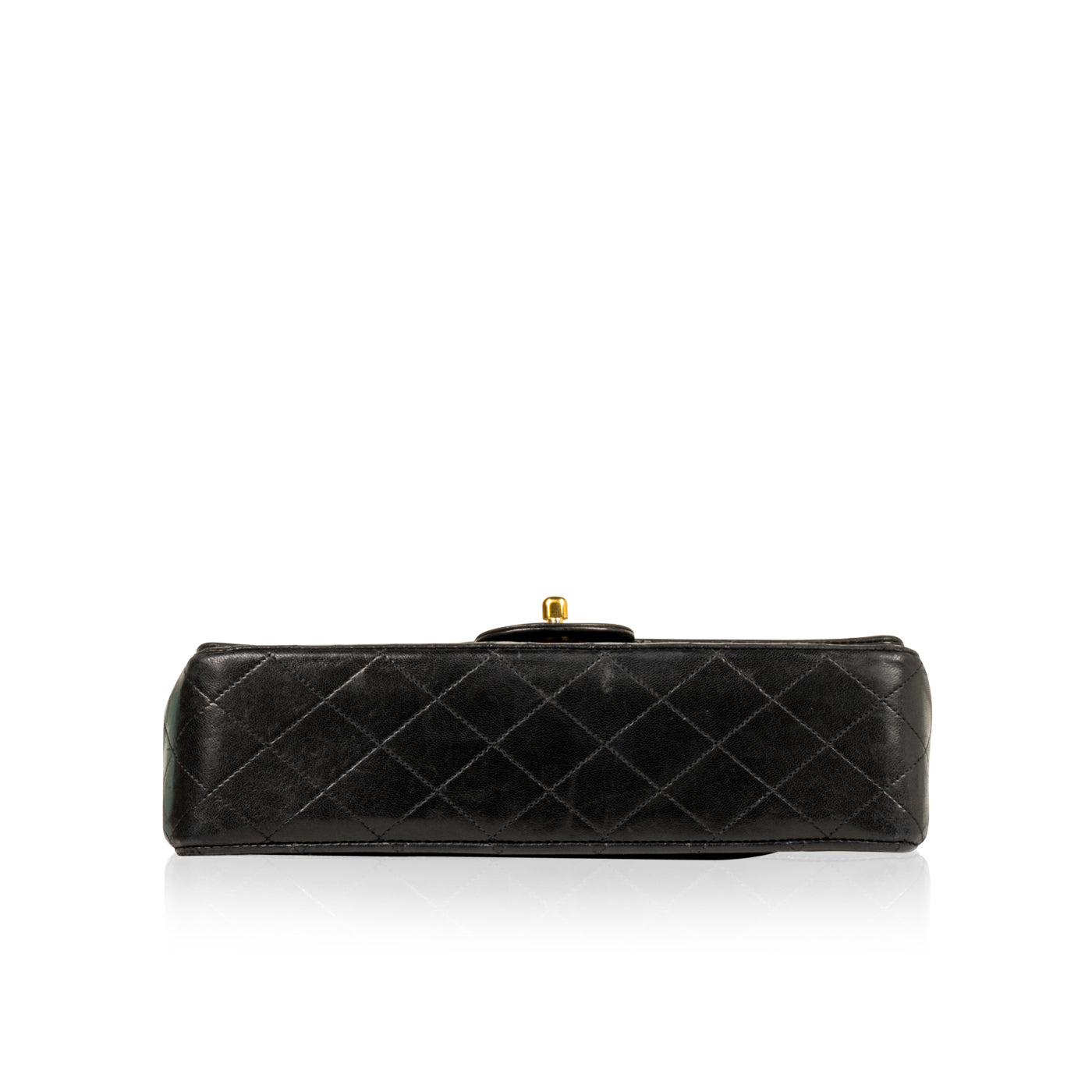 Chanel Classic Flap Lambskin Black Shoulder Bag Style 147