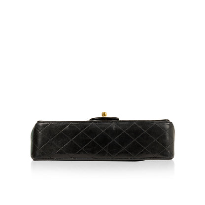 Chanel Classic Flap Lambskin Black Shoulder Bag Style 147